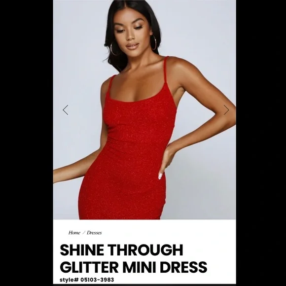 Windsor shine through glitter midi dress Windsor shine through glitter midi dress